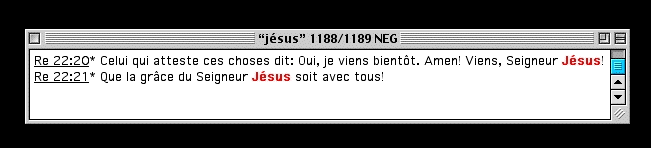JESUS 1189 OCCURRENCES
