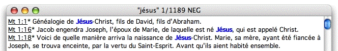JESUS 1189 OCCURRENCES