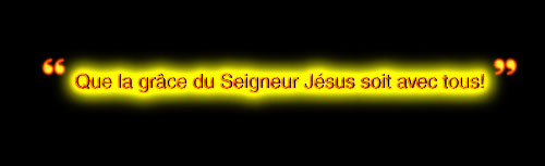 Grâce du Seigneur