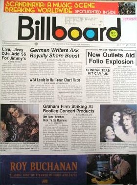 Front page Billboard